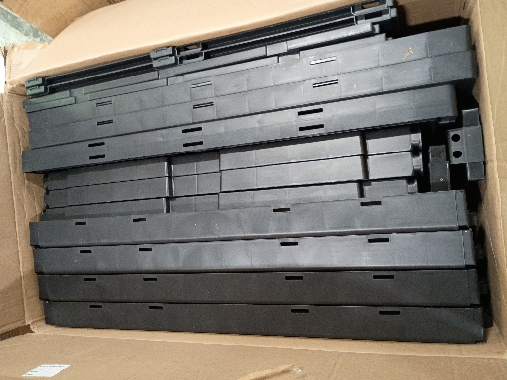 Project Source Premium One 35-in W x 71.7-in H x 18.5-in D Freestanding Plastic Garage Cabinet in Off-white