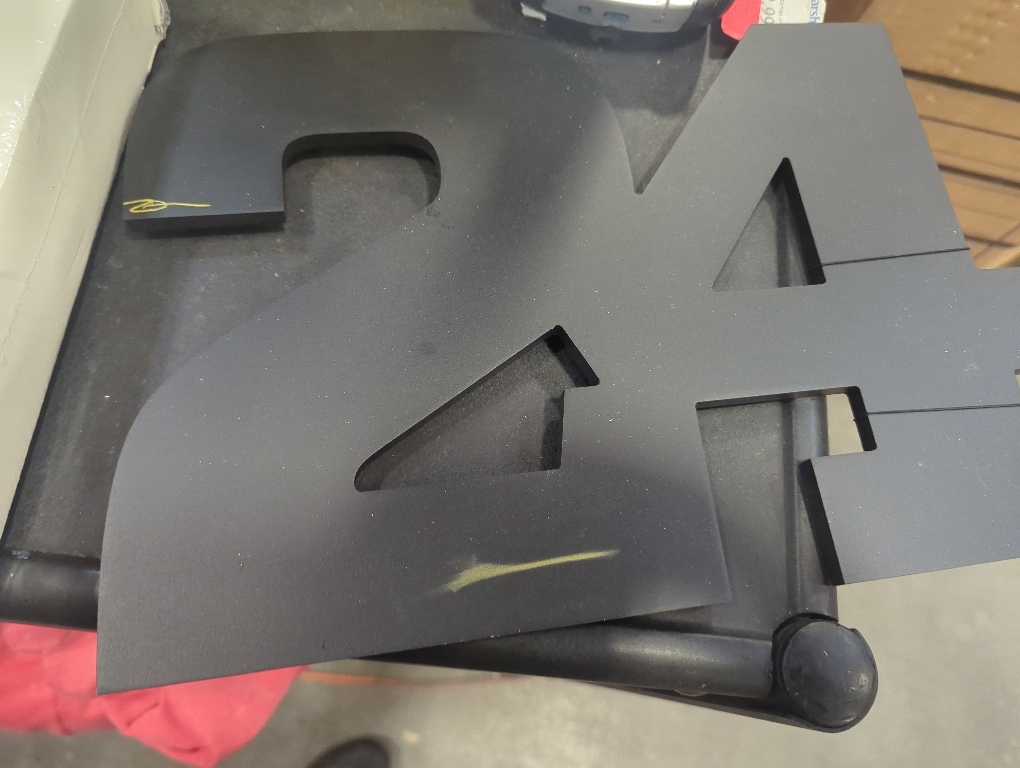 24 Cardboard Number 24