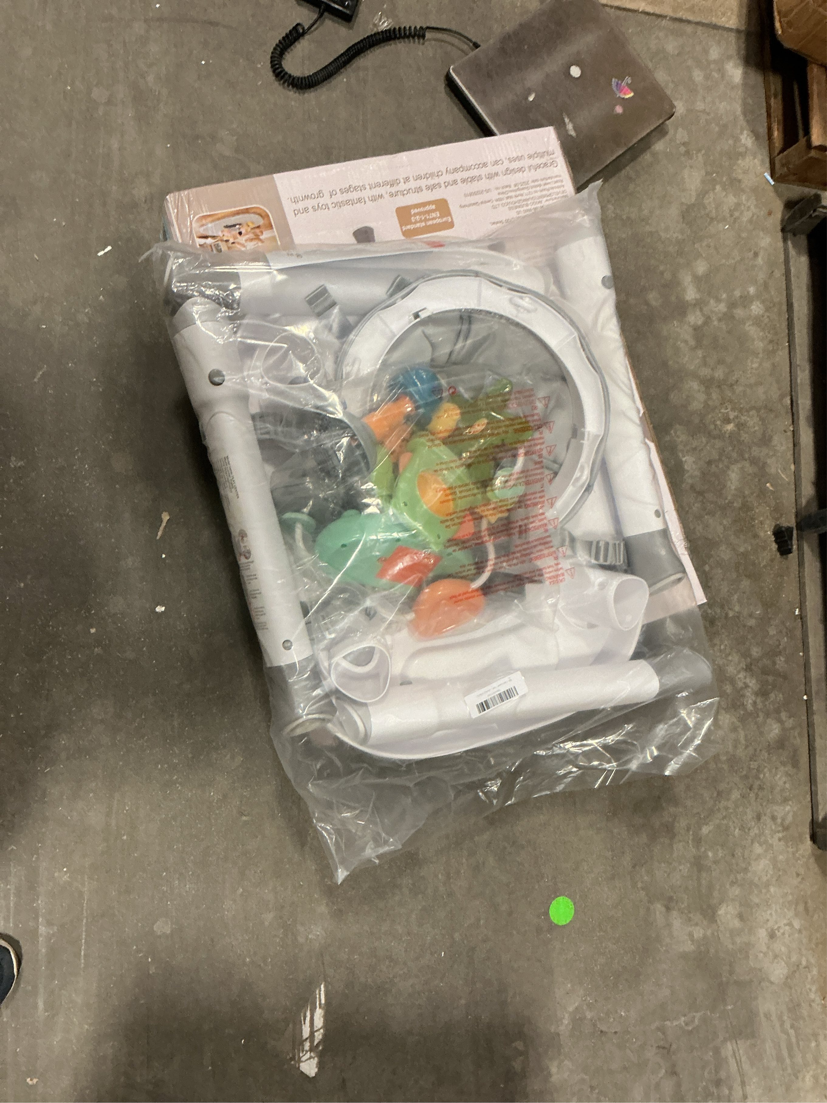 Time Followers® 6-in-1 Baby Activity Center | Jumpers and Bouncers | 4 Stage Grow Stationary Standing Toddler Play Table | Shower Gift | Infant Essential for Baby Ages 6-36Month (White)