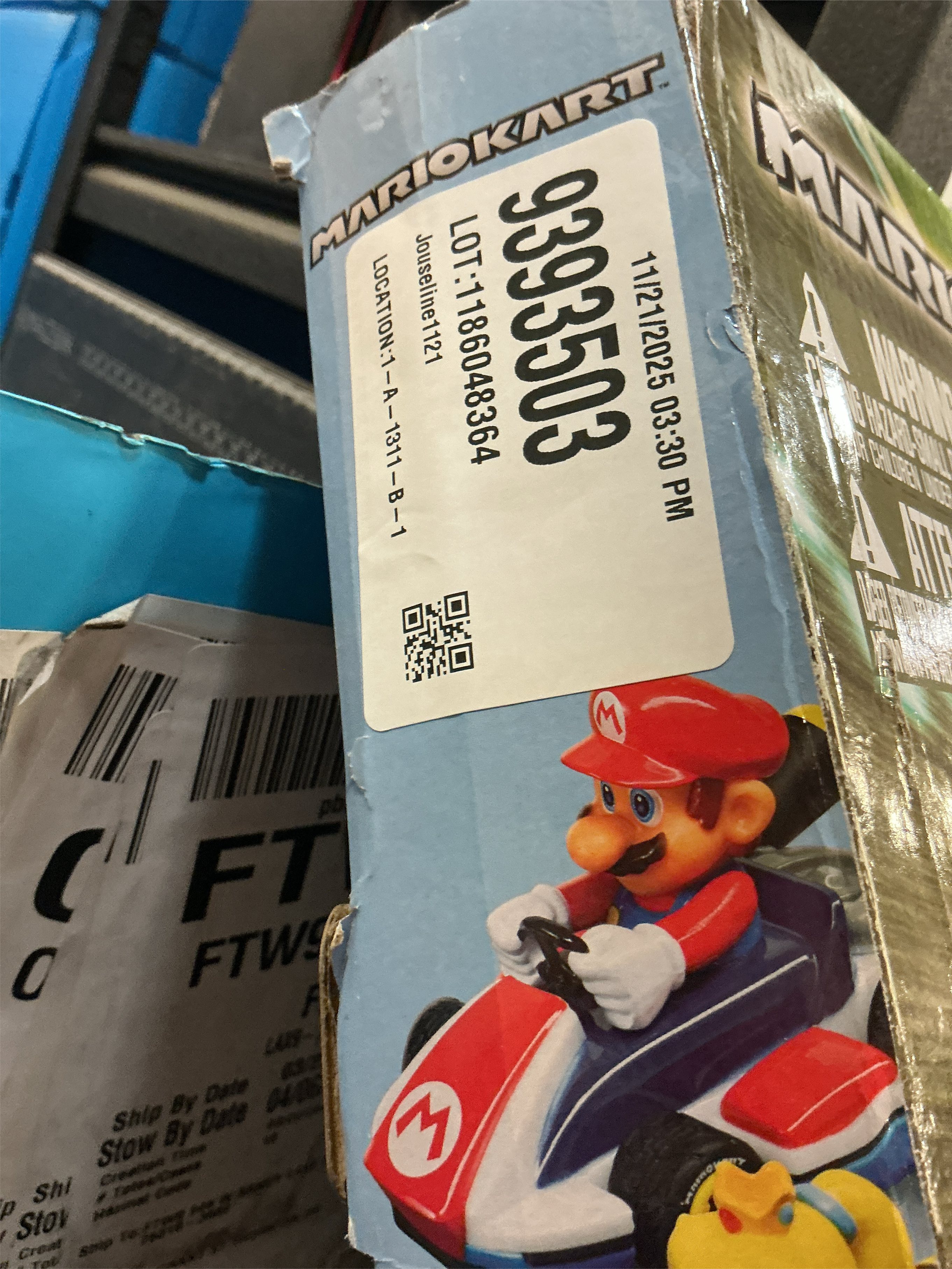 Carrera First Mario Kart Racing Set - featuring Mario and Peach