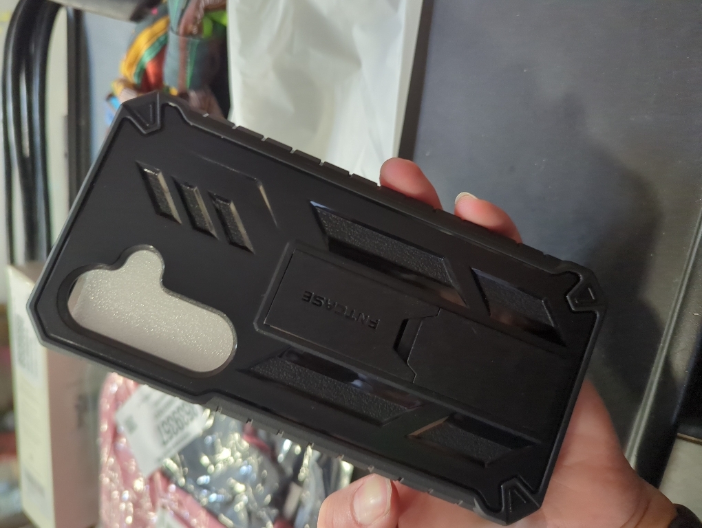 FNTCASE for Samsung Galaxy A36-5G Case: for Galaxy A56-5G Case Military Grade Drop Proof Protection Mobile Cover with Kickstand | Textured Rugged Shockproof TPU | Protective Sturdy Phone Case - Black