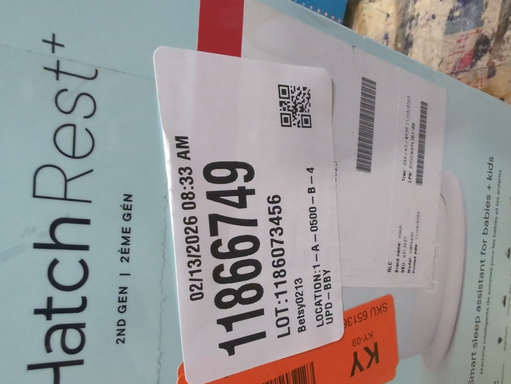 Hatch Rest  2nd Gen All-in-one Sleep Assistant, Nightlight & Sound Machine with Back-up Battery