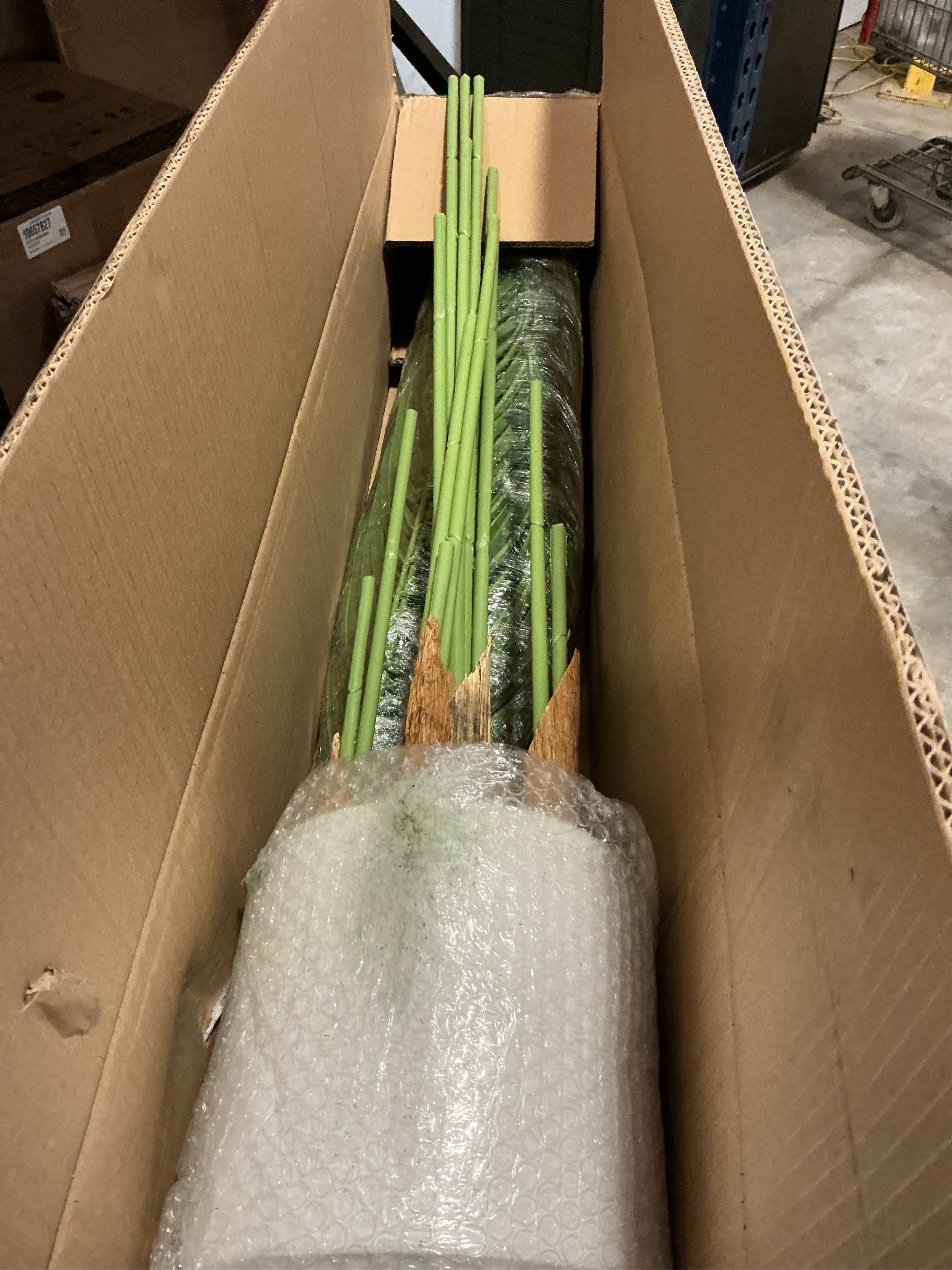 Artificial Palm Tree 6Ft Faux Silk Green Realistic Decorative Tall Fake Potted Plants Artificial for Bedroom Living Room Office Home Decor Indoor Outdoor