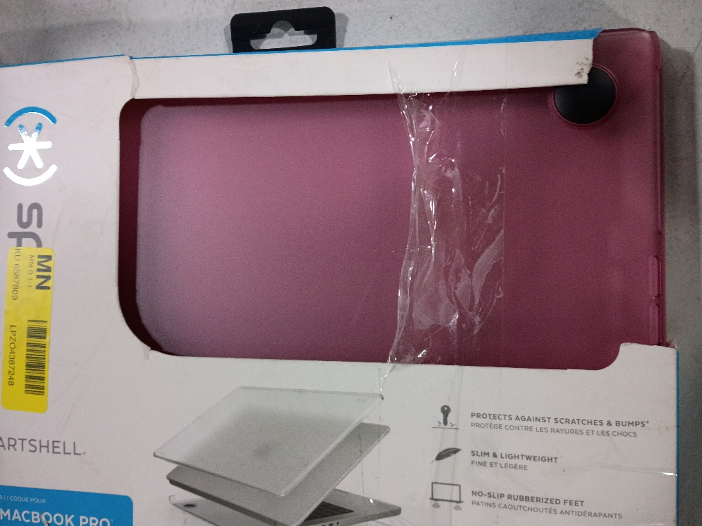 Speck SmartShell MacBook Pro 14 Case - M3 / M2 / M1 Series - Scratch Resistant Hardshell - Crystal Pink