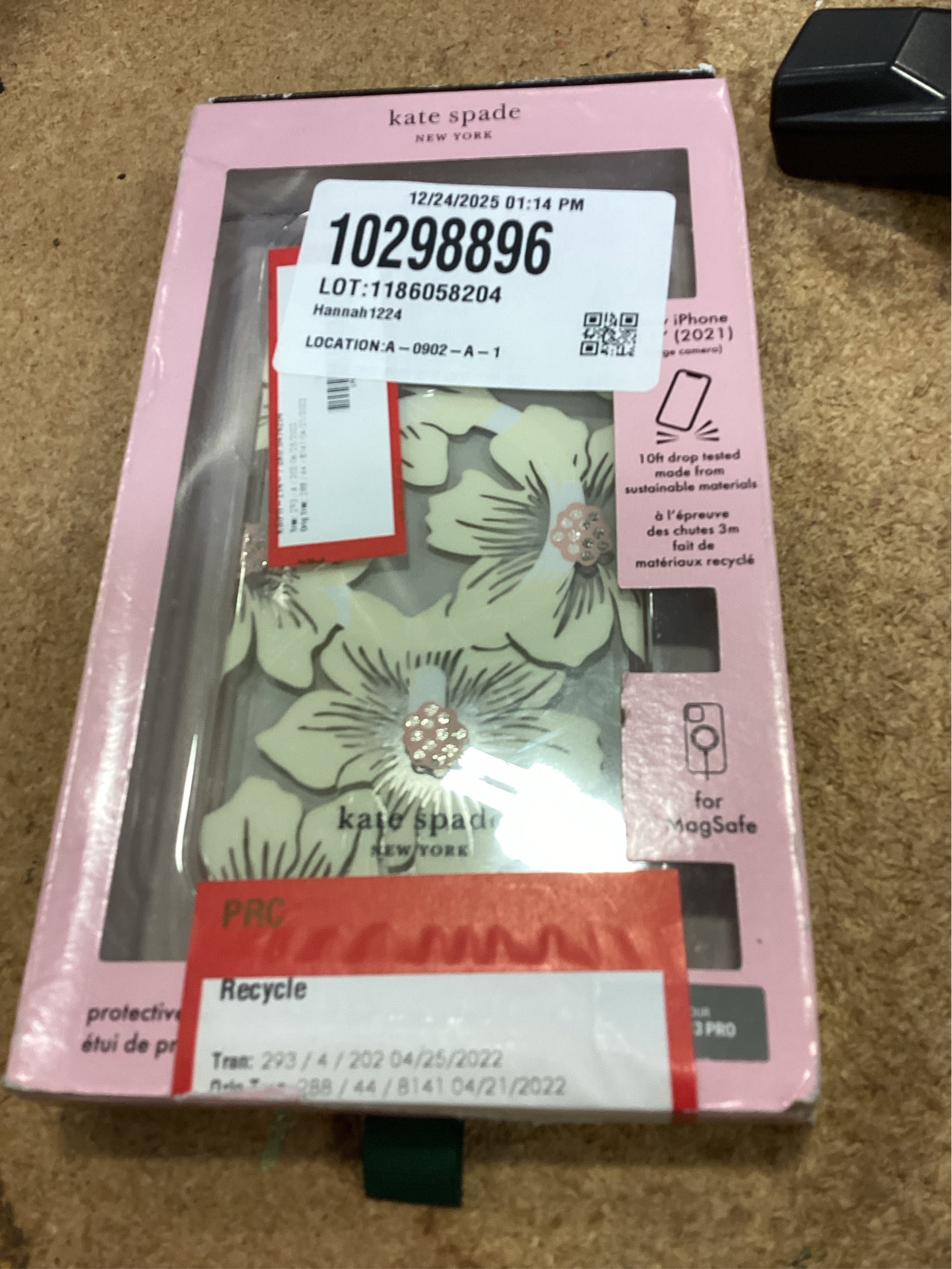 KATE SPADE Hollyhock Floral Phone Case for iPhone 13 Pro