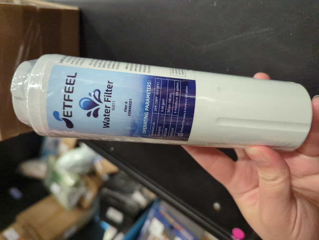 UKF8001 Water Filter Replacement for Kitchenaid, Whirlpool EDR4RXD1, Fiter 4, Fit Kitchenaid Refrigerator Krfc300ess01 wrx735sdhz00 wrx735sdhz01 UKF8001AXX-200, HDX FMM-2, 1 Filter SETFEEL