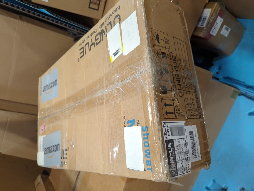 12x24 Bathroom Shower Niche Shelf: Double Layer Stainless Steel No Tile Needed - Recessed Wall Niches Box for House Decoration - Brushed Nickel