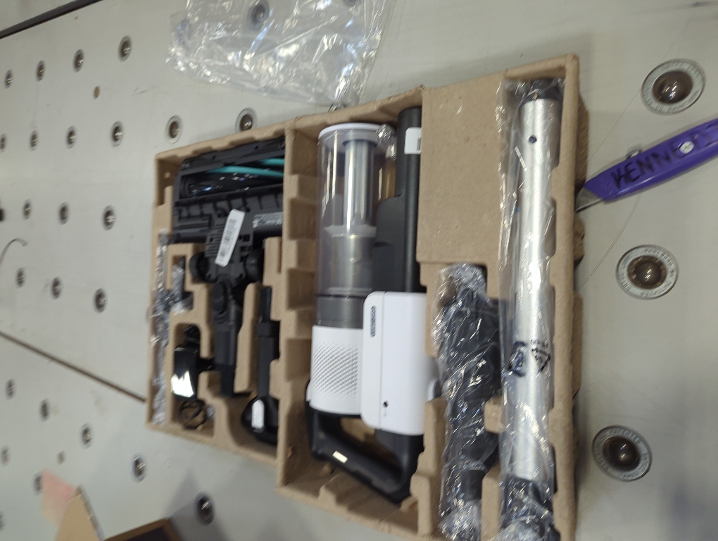 LEVOIT Cordless Stick Vacuum, Anti-Tangle, LED Headlights, Removable Battery, Self-Standing, Strong Suction, for Pet Hair, Hard Floor, Carpet, LVAC-200 White&Blue