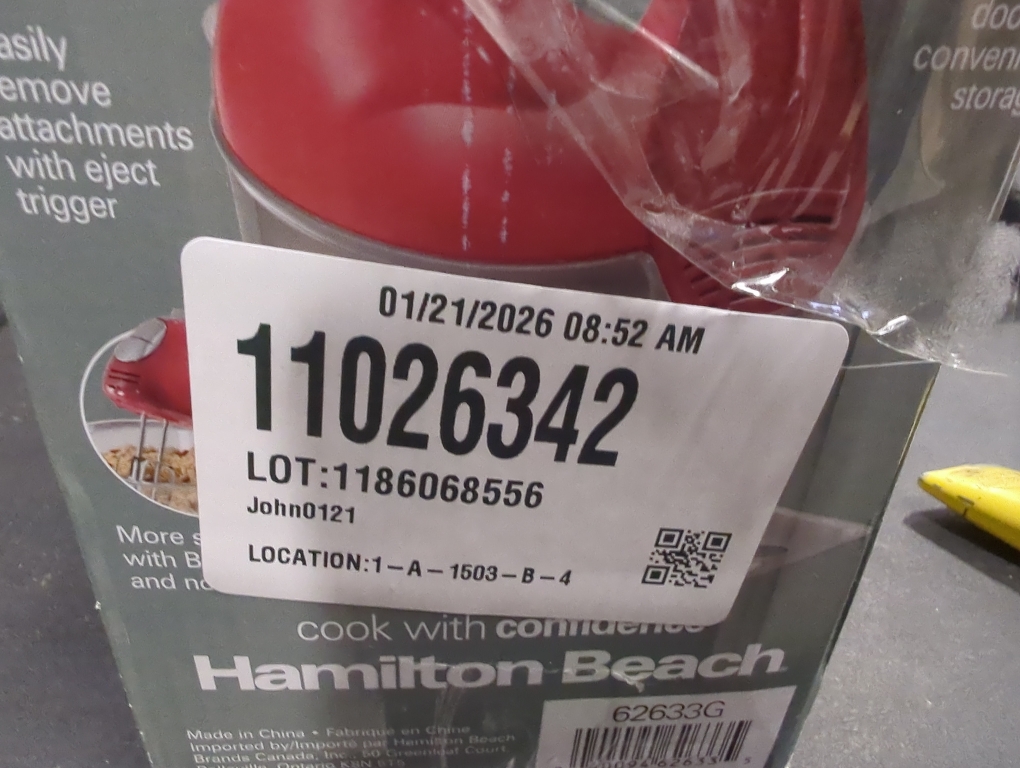 Hamilton Beach Ensemble 6-Speed Red Hand Mixer with Snap-On Case