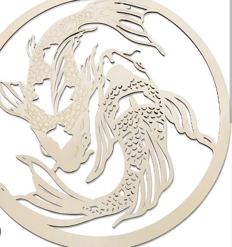 Fourth Level Manufacturing 33 Yin yang koi fish