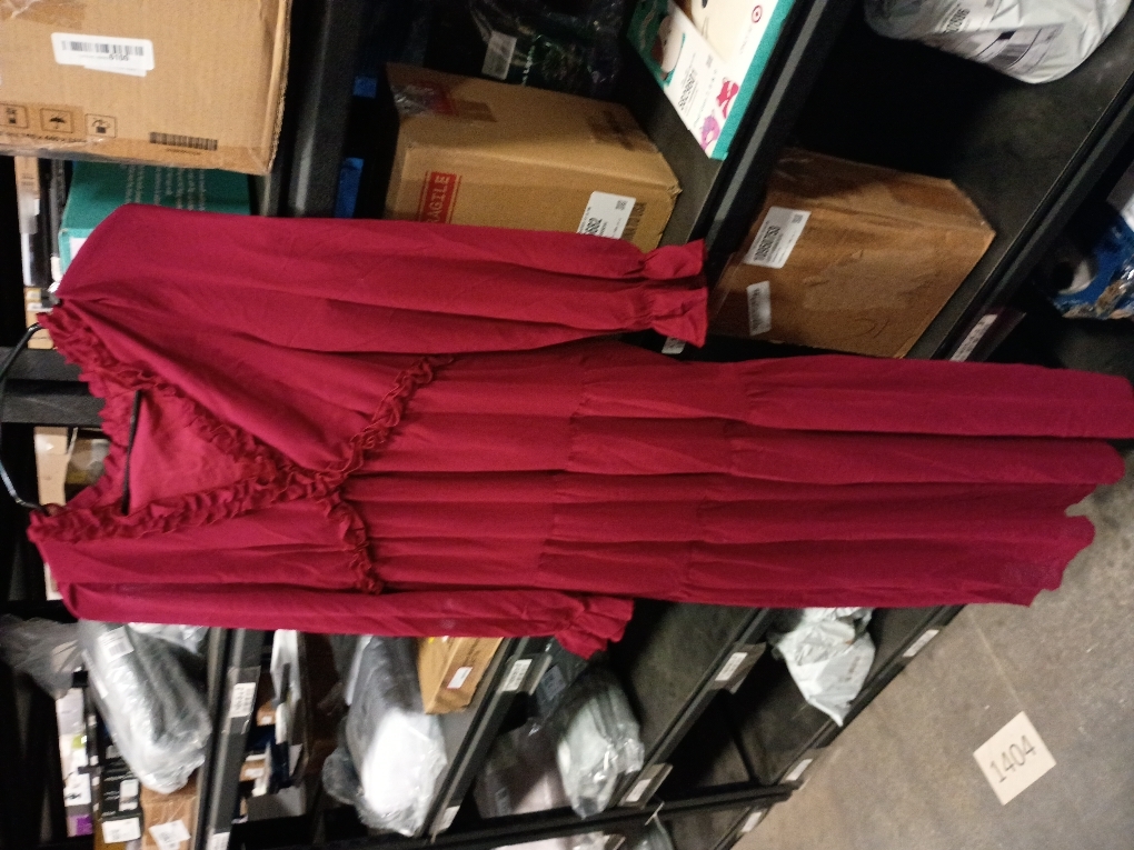 BLENCOT Womens Casual Boho Floral Printed V Neck Long Sleeve Long Maxi Dress Spring Summer Dresses medium