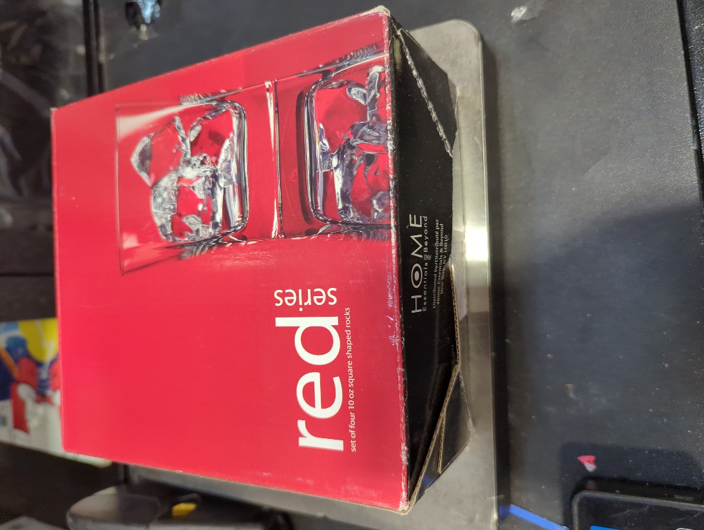 Red Series 10oz square shaped rocks