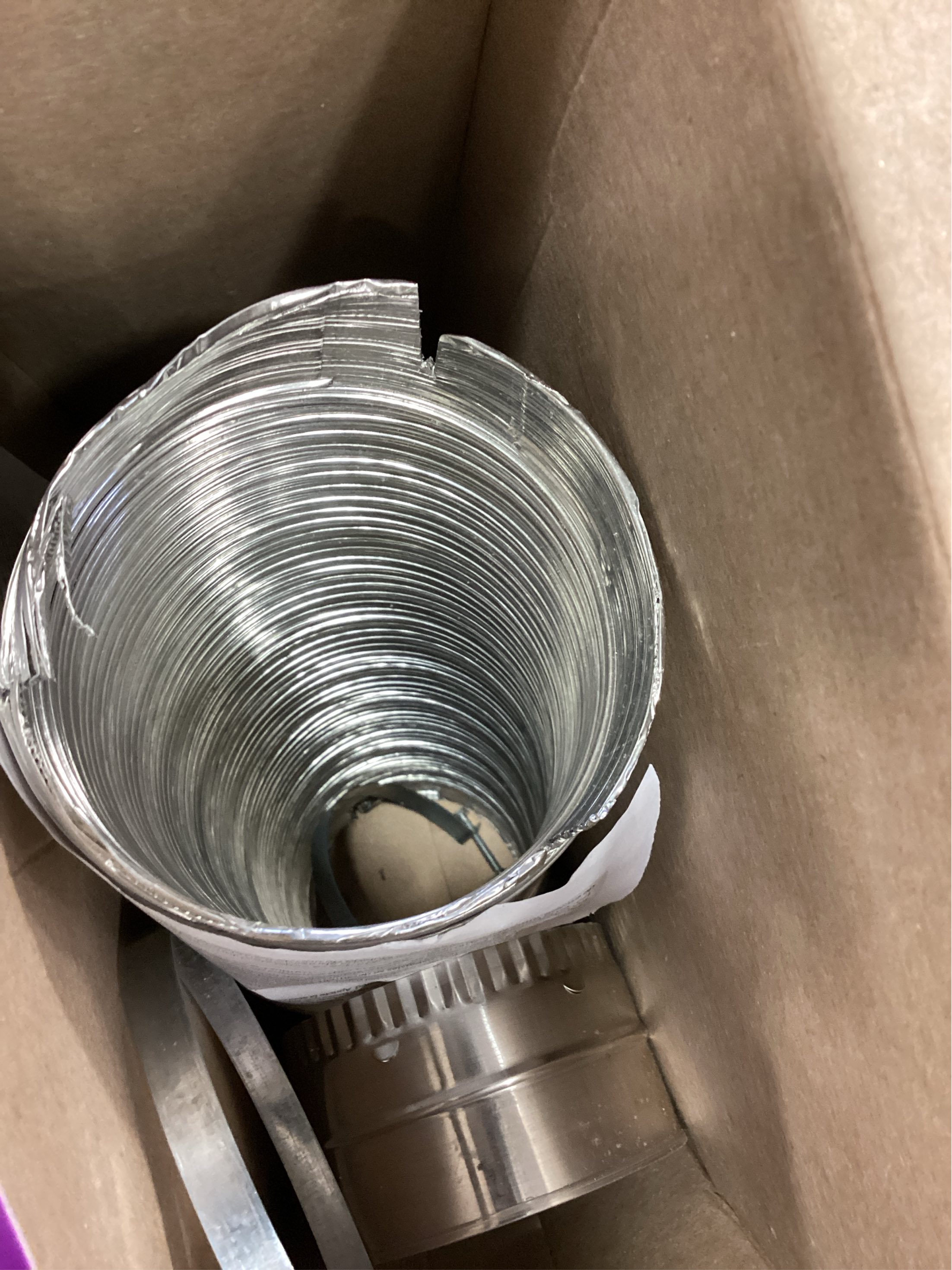 Smart Choice - Semi-Rigid Dryer Vent Kit Required for Hook-Up - Silver