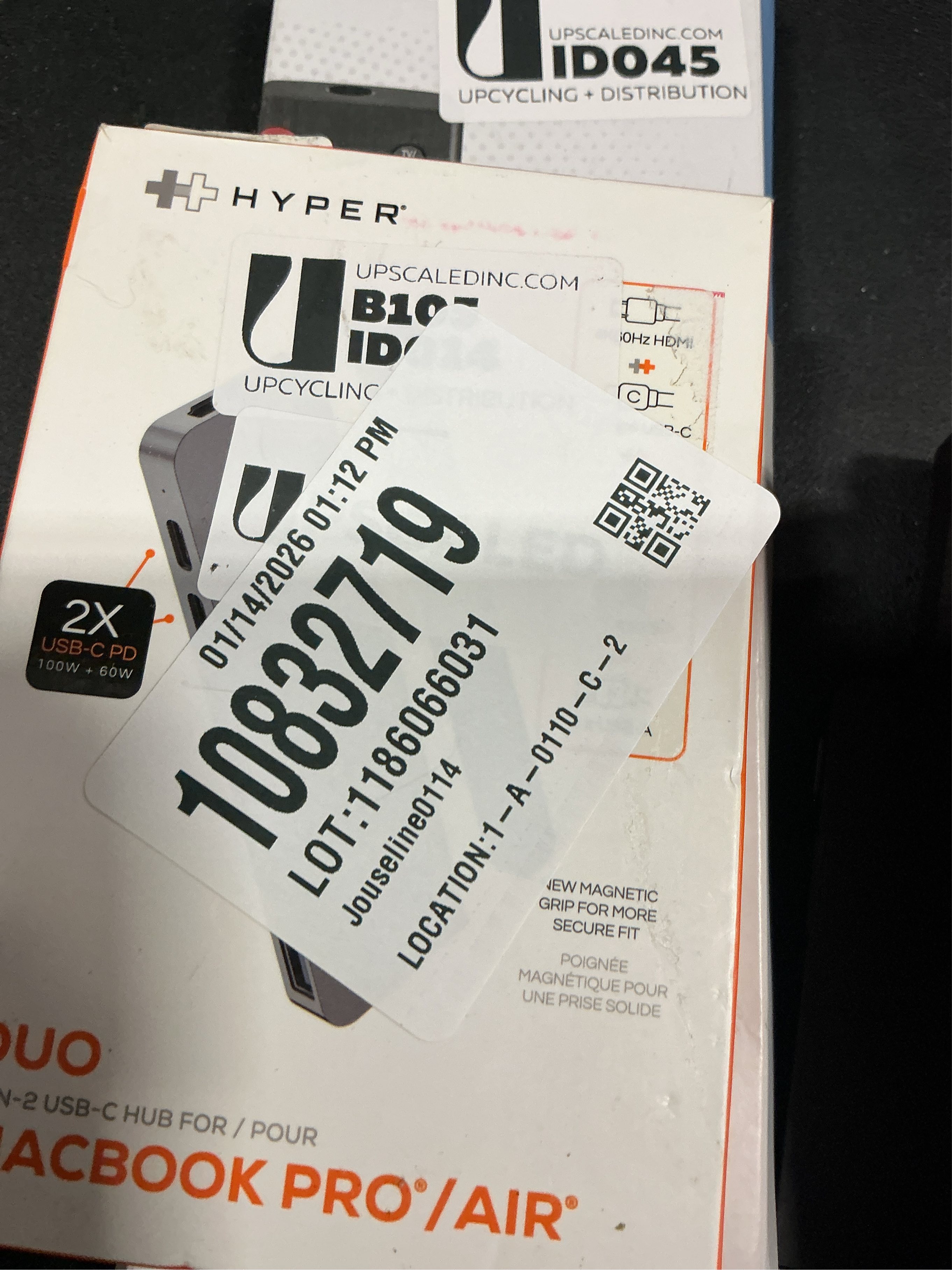 HyperDrive DUO HD28C-GRAY Docking Station - for Notebook/Tablet PC - 100 W - USB Type C - 6 x USB Ports - USB Type-C - HDMI - Wired