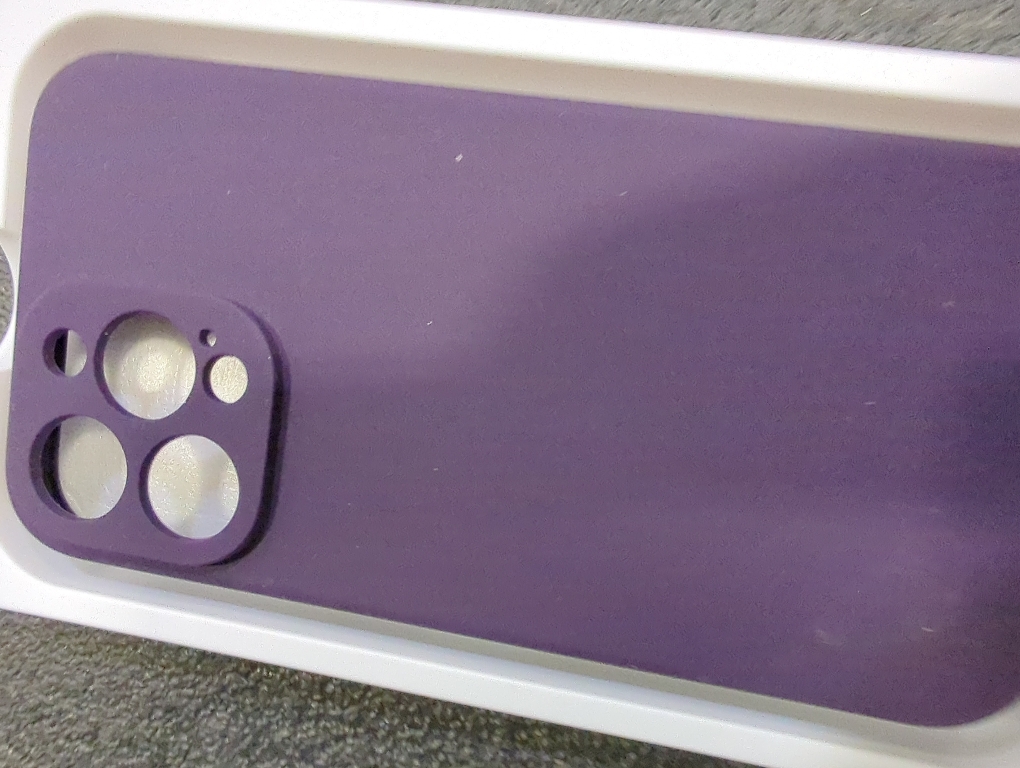 Miracase Designed for iPhone 14 Pro Max Phone Case with Screen Protector,[Upgraded Enhanced Camera Protection],Shockproof Liquid Silicone Case with Microfiber Lining,6.7 inch, Dark Purple