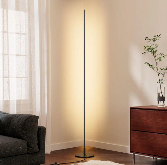 Black Dimmable LED Tripod Floor Lamp