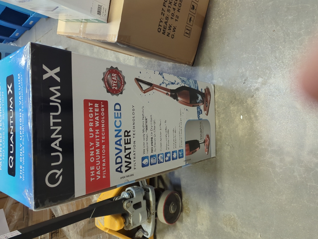 Quantum X Upright Water Vacuum Cleaner - No Filters, Telescopic Body, Pet Vacuum Cleaner and Picks Up Wet Spills, Unique Technolog