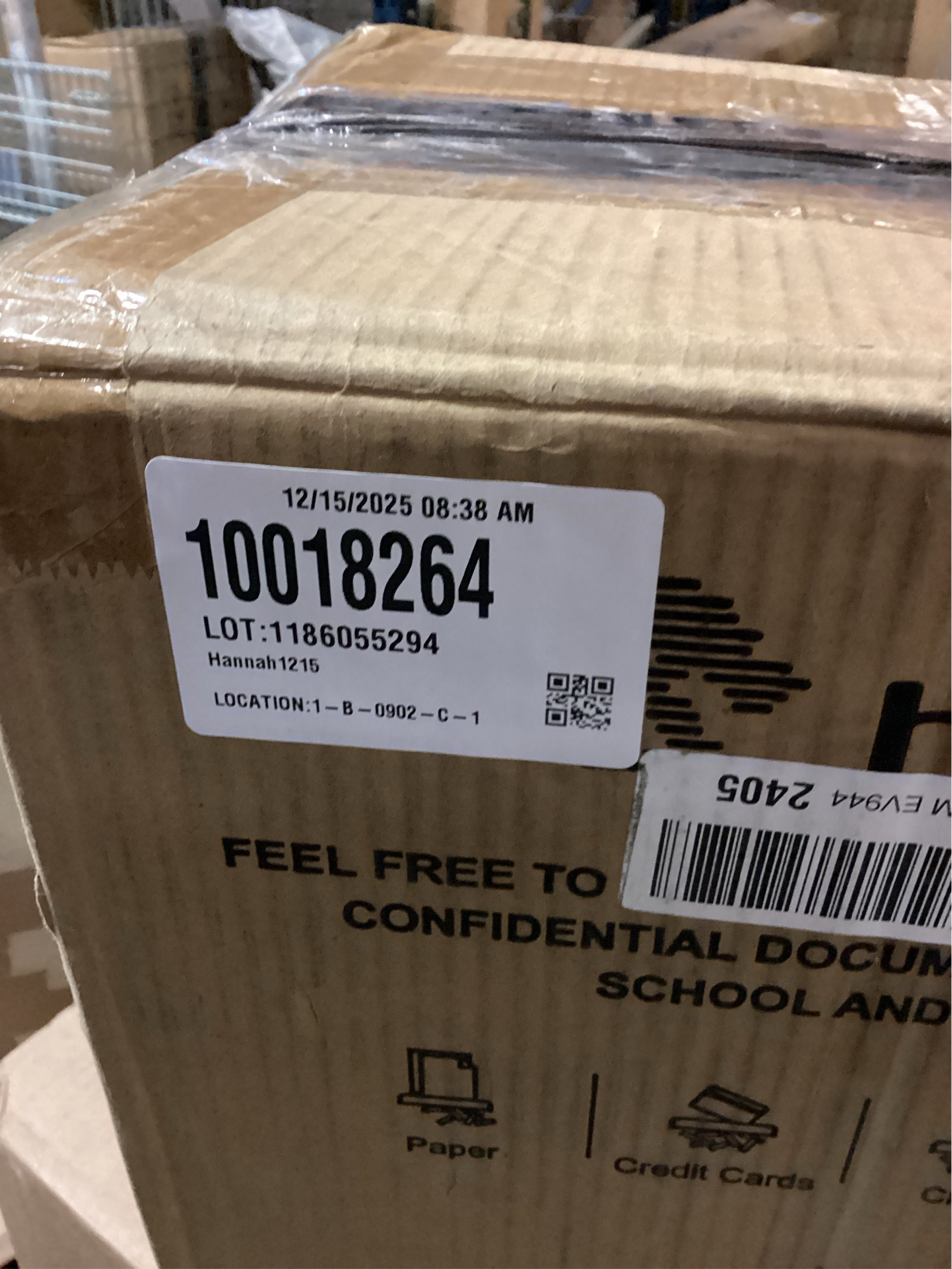 Bonsaii 12-Sheet Micro Cut Shredders for Home Office, 60 Minute P-4 Security Level Paper Shredder for CD, Credit Card, Mails, Staple, Clip, with Jam-Proof System & 4.2 Gal Pullout Bin C266-B