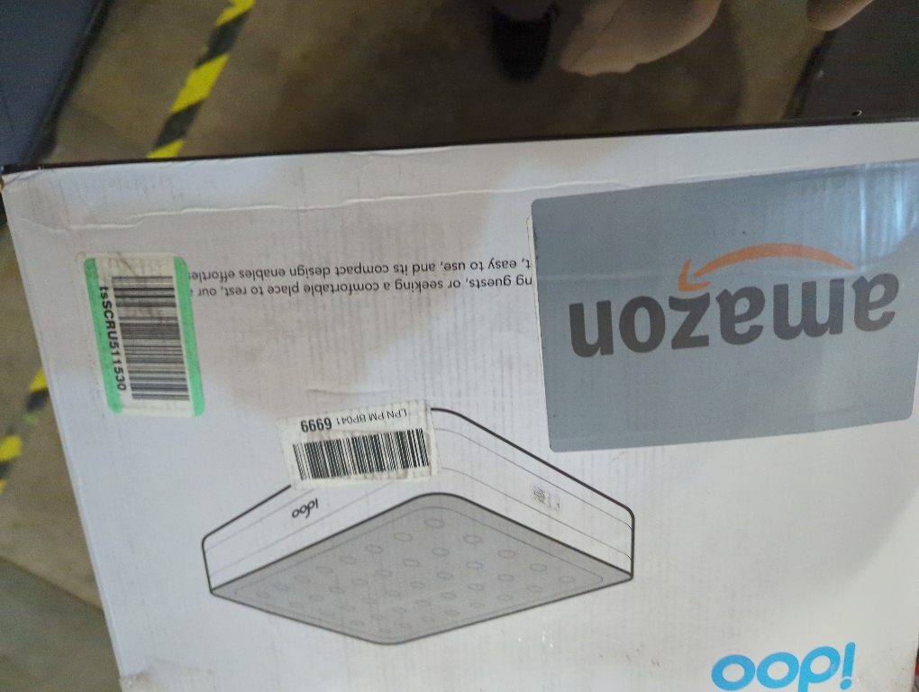 iDOO Queen Air Mattress with Built in Pump, 18 Raised Comfort Inflatable Blow up Mattress, Upgraded Four Chamber Portable Air Bed for Camping, Guests and Home, Colchon Inflable, 650 lbs Max