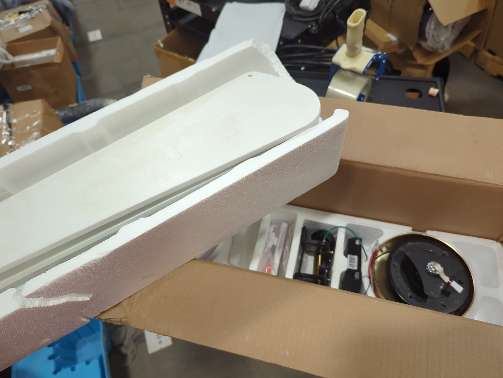 DAMINY Natural Solid Wood White and Gold 52 inch Ceiling Fan with Light,3 Blades,6CCT,Low Profile Ceiling Fan with Light and Remote Control