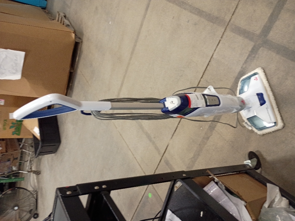 Bissell Power Fresh Steam Mop with Natural Sanitization, Floor Steamer, Tile Cleaner, and Hard Wood Floor Cleaner with Flip-Down Easy Scrubber, 1940A