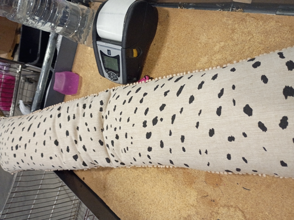 Mud Pie Fawn Animal Print Pillow, 7 x 35