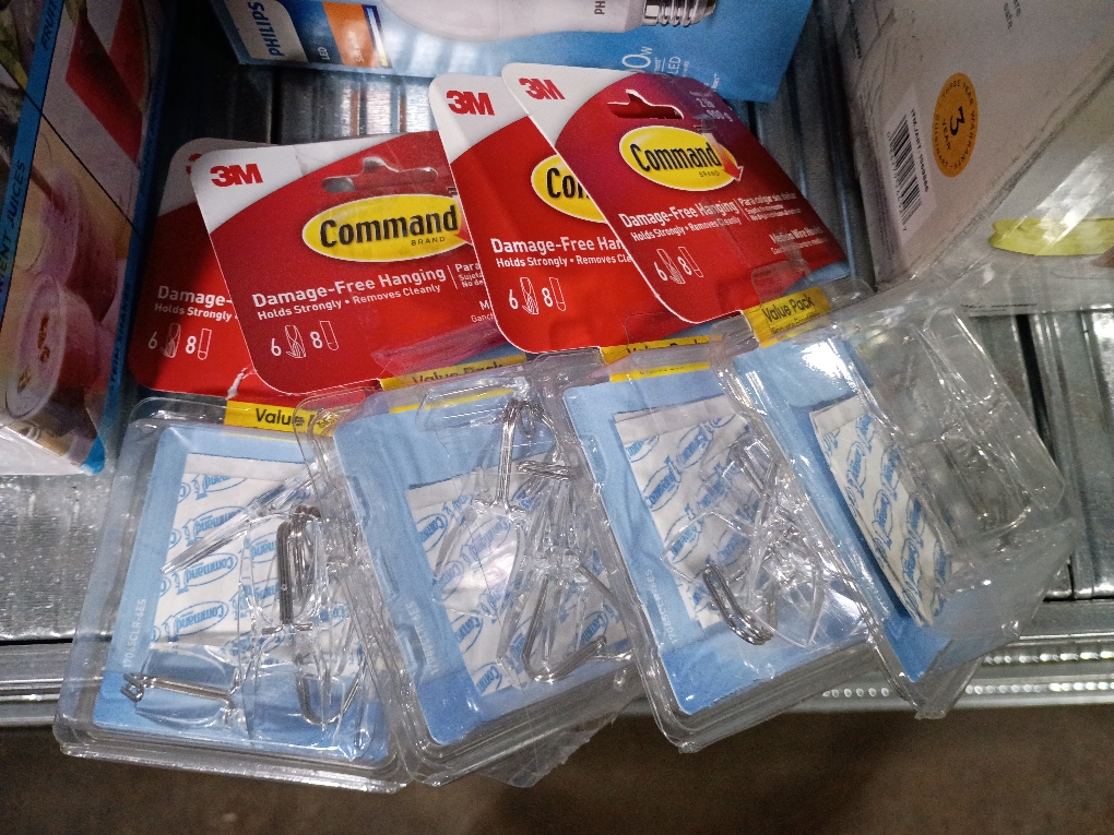 3M Command Medium Plastic Wire Hooks 2.17 in. L 6 pk (4)