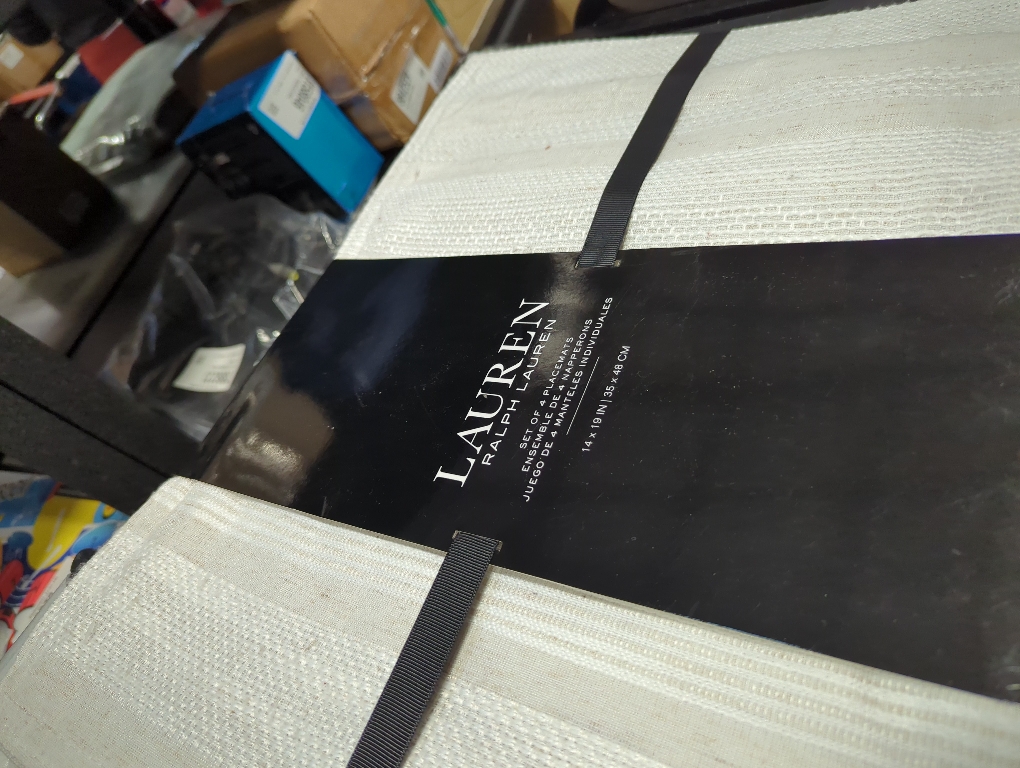 Ralph Lauren set 4 Placements 14×19 in  beige