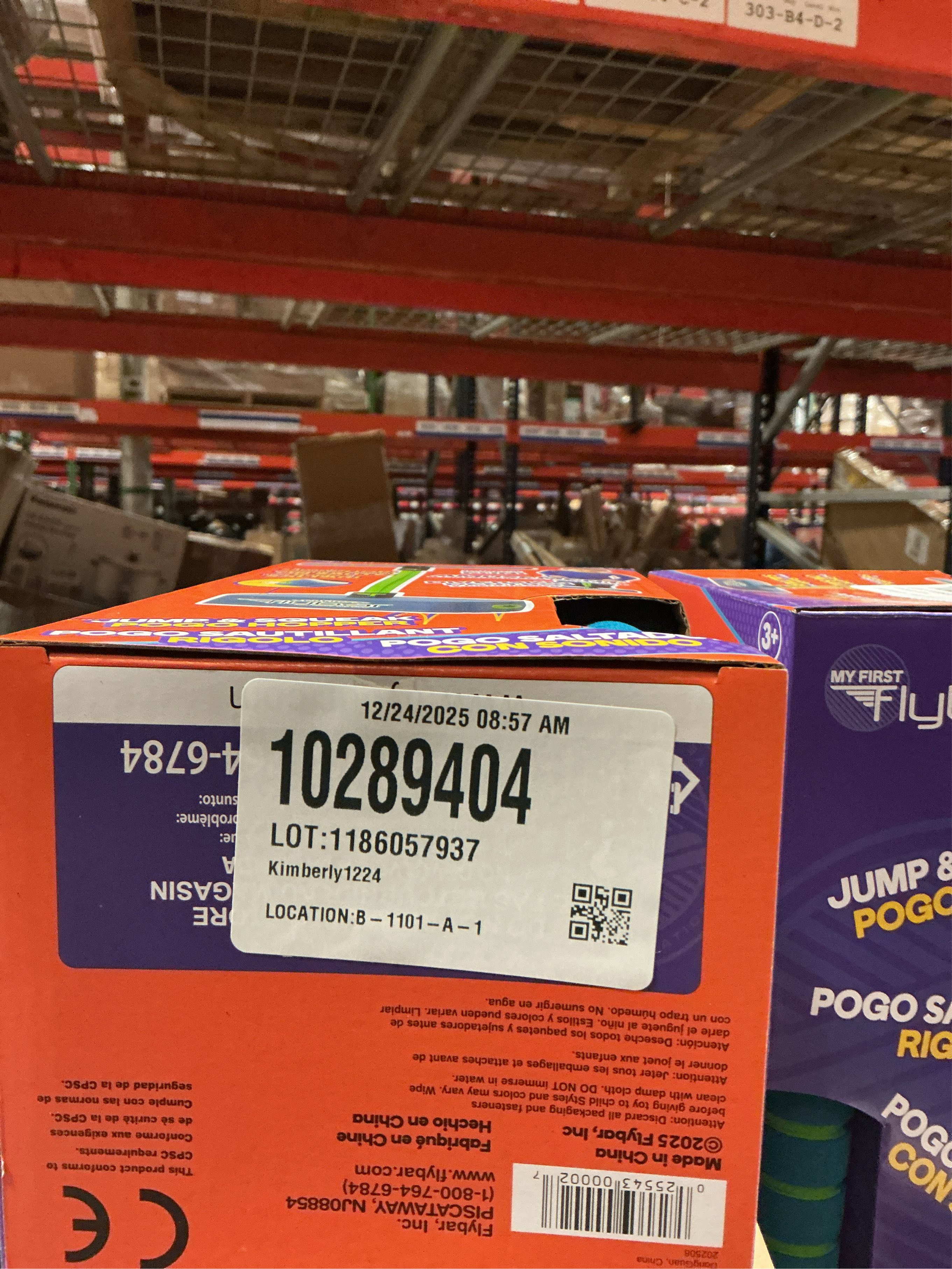 Flybar Durable Foam Bouncy Toy for Kids - Indoor/Outdoor Fun - Preschool Age 3  - Squeaky Sound - 6x5.5x11.5 Inches