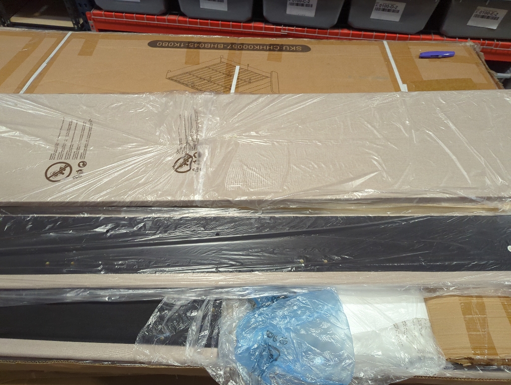 Belo Upholstered Platform King Bed Brown