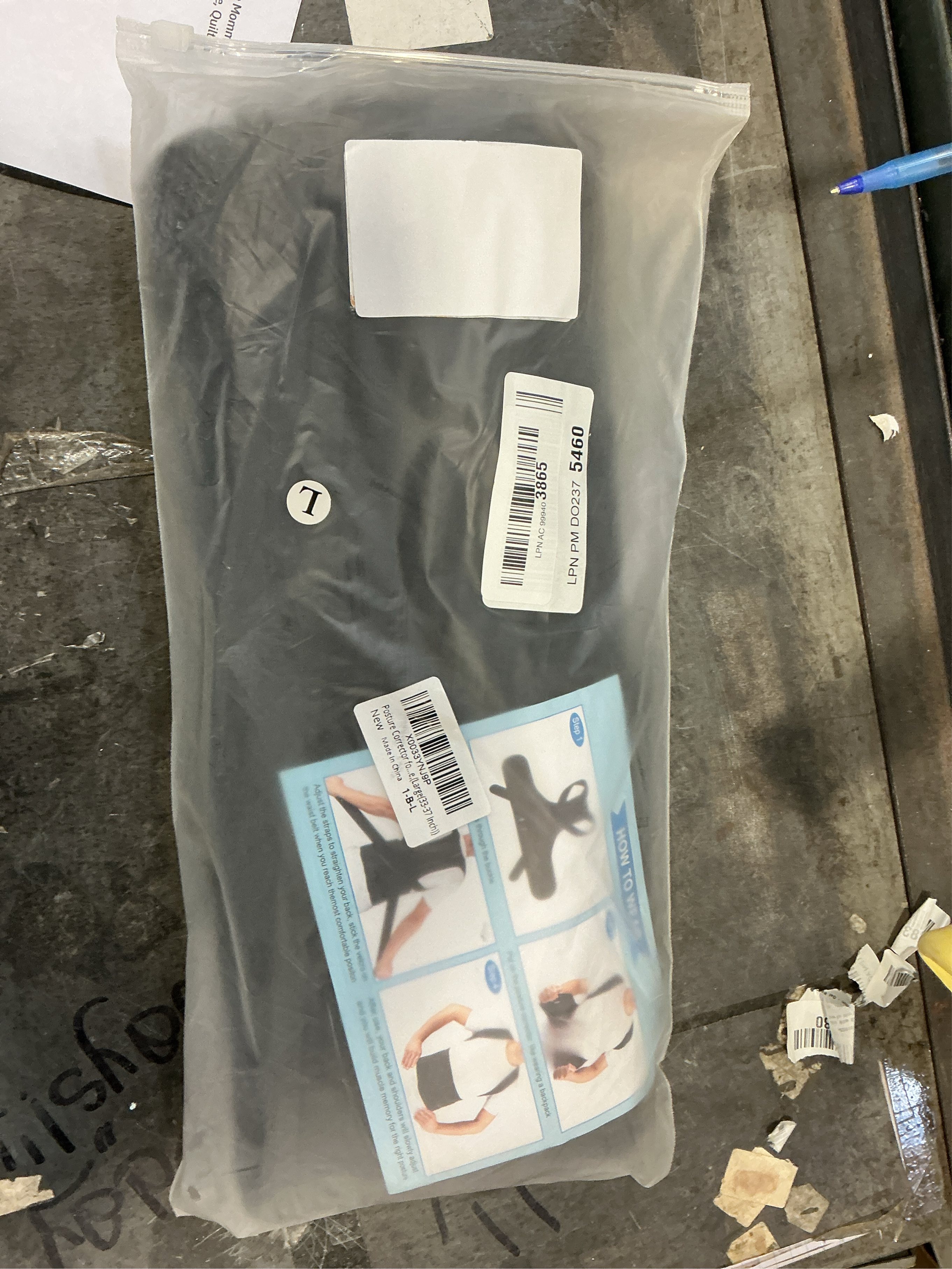 SIZE LARGE PAZAPO Posture Corrector for Men&Women - Back Brace for Lumbar Support and Upright - Breathable Back Straightener Back Corrector Posture(Large(33-37 Inch))