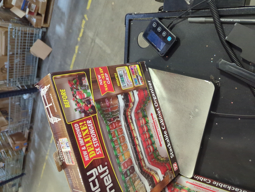 Spicy Shelf Deluxe - Expandable Spice Rack and Stackable Cabinet & Pantry Organizer (1 Set of 2 Shelves) - As seen on TV Deluxe (Spicy Shelf Organizer) - Pantry Organization - Pantry Spice Organizer