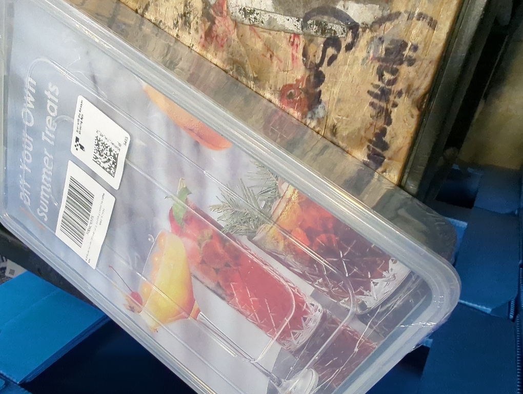 WIBIMEN Ice Cube Tray with Lid and Bin - Round Ice Trays for Freezer with Lid - Ice Cube Trays for Freezer with Ice Container (0.8-2PACK Blue)