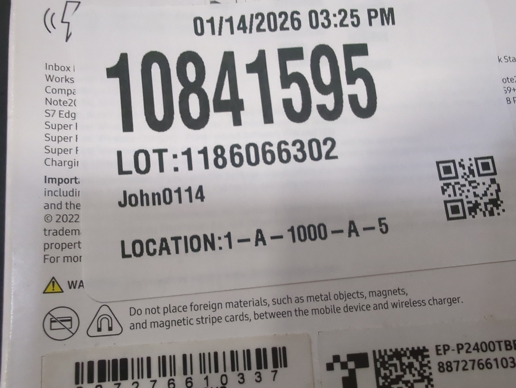 Samsung Super Fast 15W Wireless Charger with Travel Adapter-Gray - Gray - 1 Count