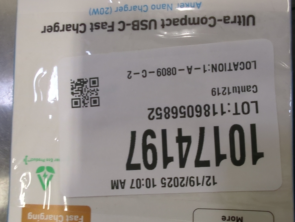 2pk Anker 20W Ultra Small Charger - White