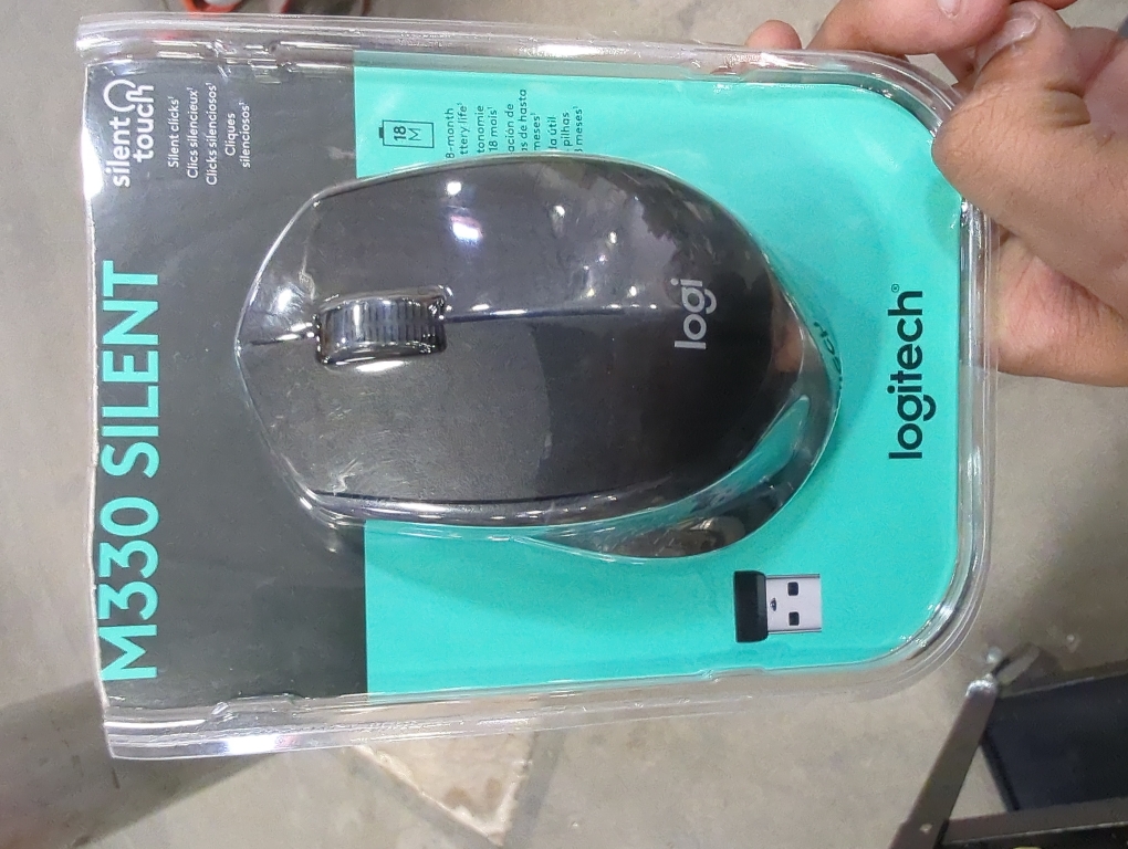 Logitech M330 Silent Plus Mouse Wireless Black 910004905