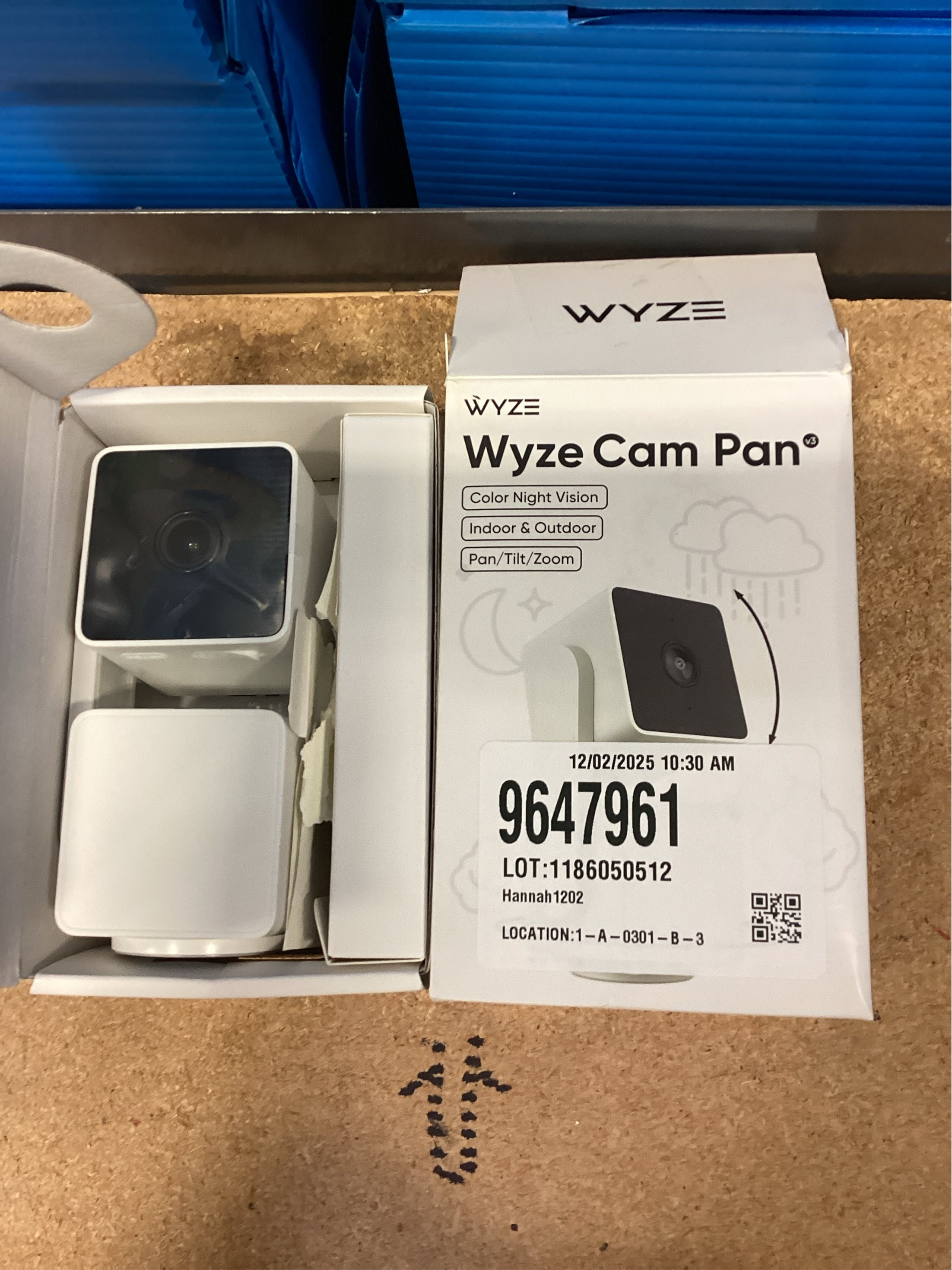 Wyze Pan v3 Wired Indoor/Outdoor 1080P HD Home Security Camera with Privacy Mode