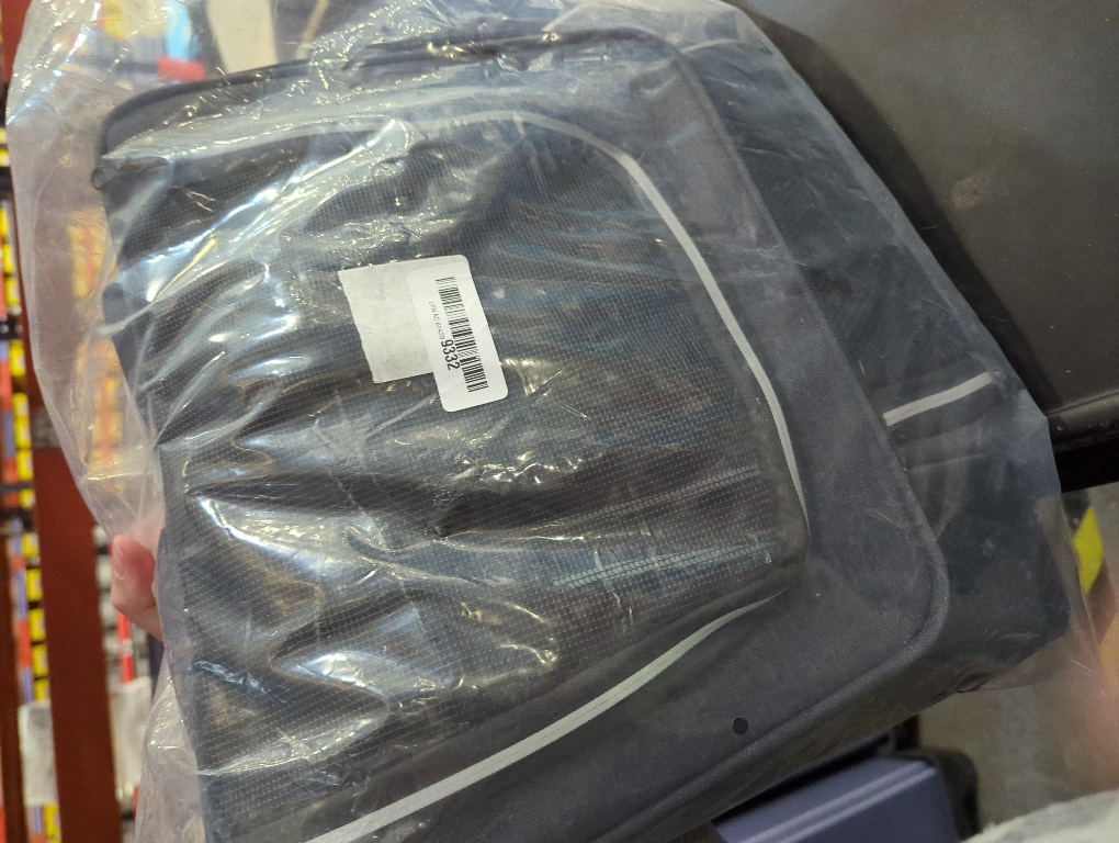 Dog Bike Basket Carrier, Expandable Foldable Soft-Sided Dog Carrier, 2 Open Doors, 5 Reflective Tapes, Pet Travel Bag,Dog Backpack Carrier Safe and Easy for Small Medium Cats and Dogs(Black)