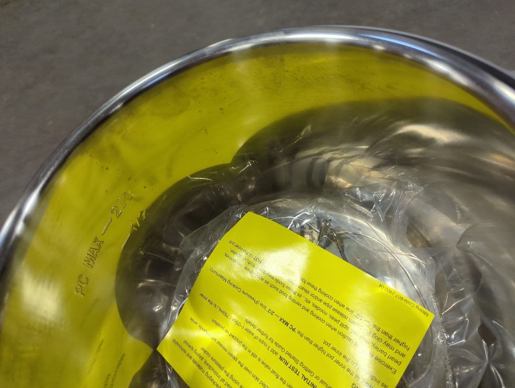 Instant Pot, 6-Quart Whisper Quiet 9-in-1 Electric Pressure Cooker, Slow Rice Steamer, Sauté, Yogurt Maker, Warmer & Sterilizer, Free App with 800  Recipes, Stainless Steel