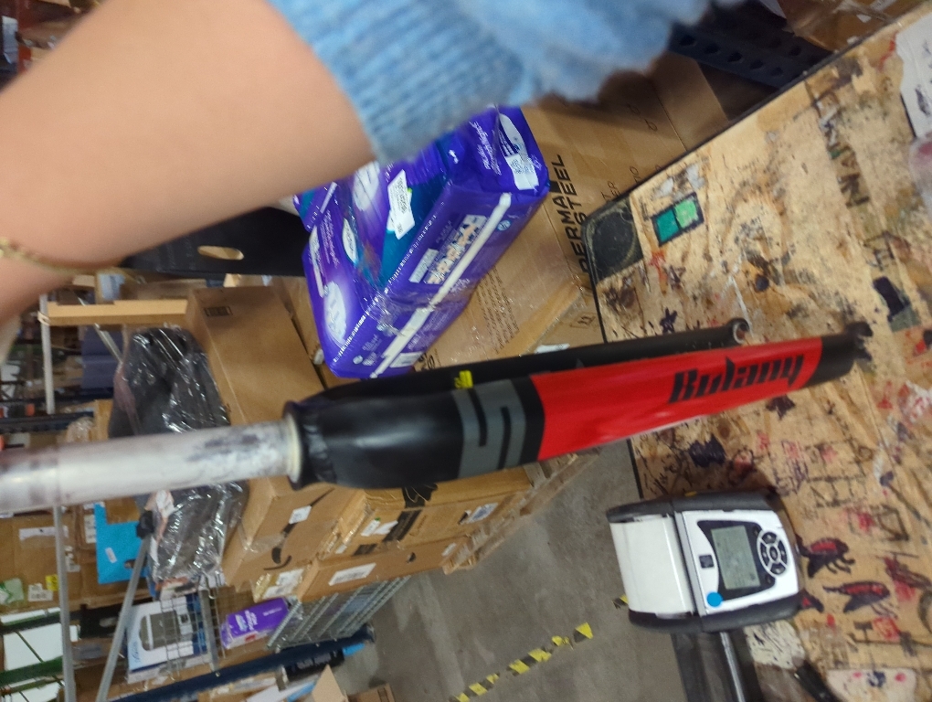 Mountain Bike Rigid Forks 26/27.5/29 inch 1-1/8 Ultralight Front Fork Bicycle Threadless Straight Tube MTB Forks QR 9X100mm Disc Brake Aluminum Alloy (Color : Red, Size : 29)