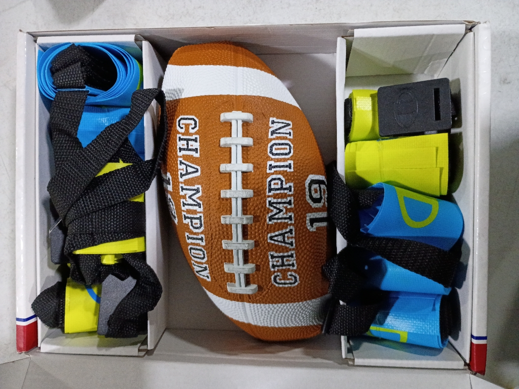Champion Red Zone Flag Football Set Peewee - Blue