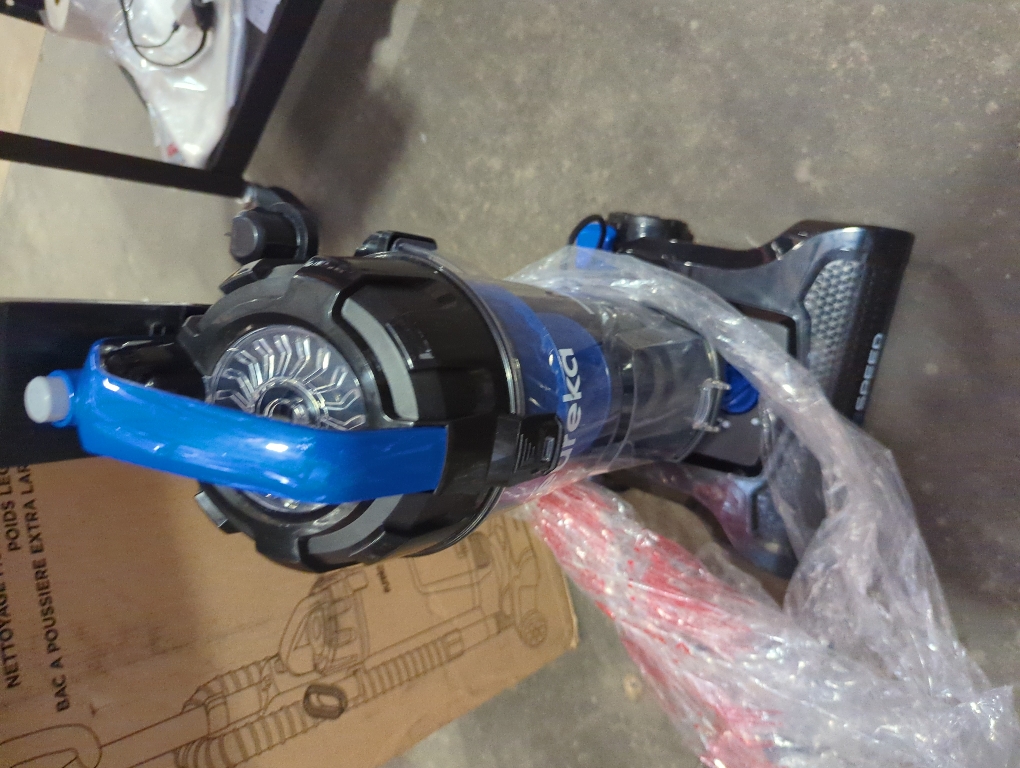 Eureka Lightweight Powerful Upright Vacuum Cleaner for Carpet and Hard Floor, PowerSpeed, New Model,Blue,black/New Model