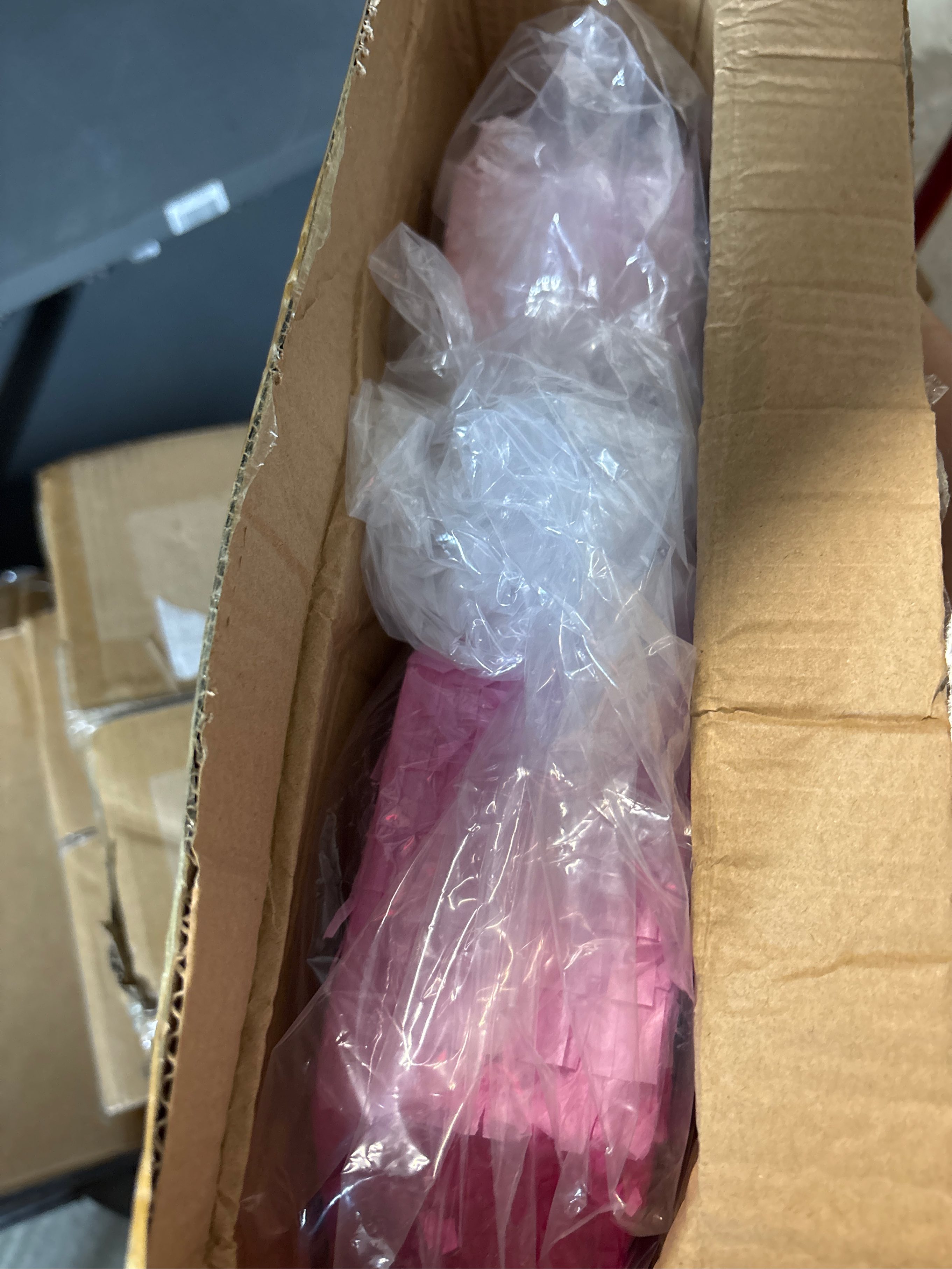 Sratte Number Piñata Pink Piñata Birthday Decorations Gradient with Stick Blindfold Confetti for Girls Boys Birthday Anniversary Party Decorations Supplies(Number 3)