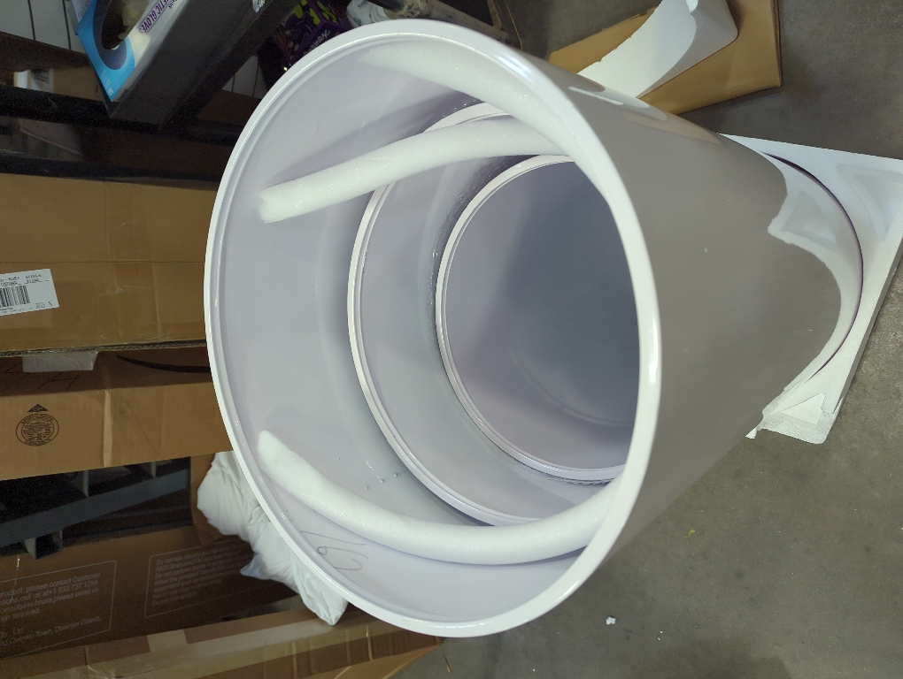 HAISIWLKJ 3PCS Cylinder Pedestal Stands for Parties, White Metal Round Cylinder Plinths Dessert Table Display Pillars for Birthday Wedding Bridal Baby Shower Party Decorations(Large)