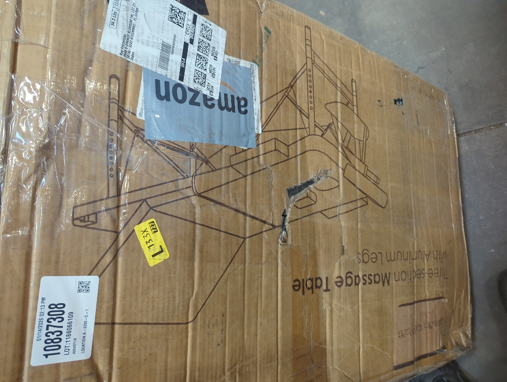 Color Black Memory Foam Massage Table  Up