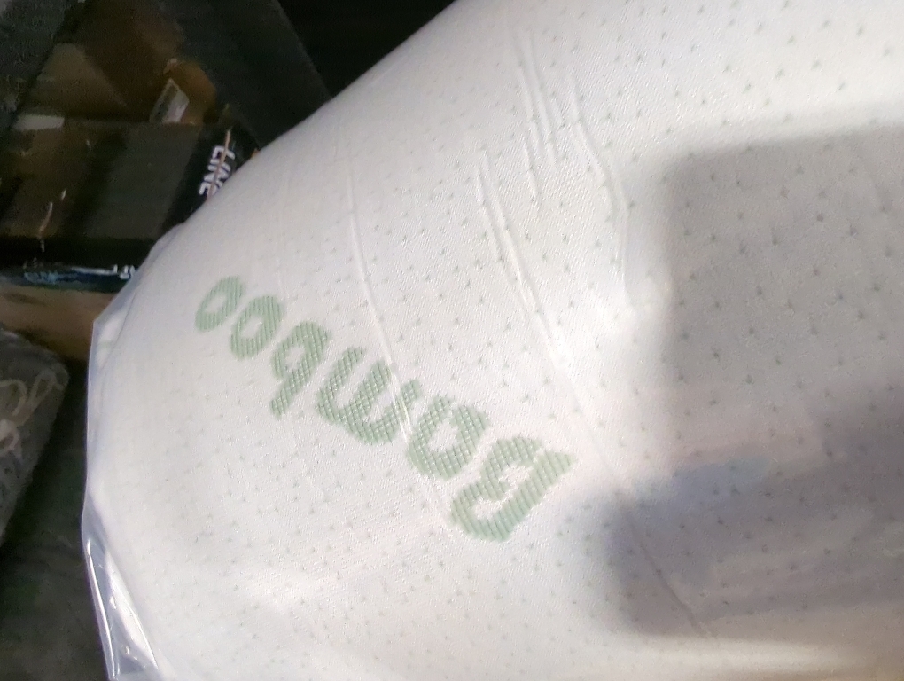 HOMBYS Memory Foam Massage Bed Mattress Topper with Cooling Rayon Derived from Bamboo Cover, Lash Bed Table Mattress Topper with Elastic Bands, Cushion Only, White, 73 x 24