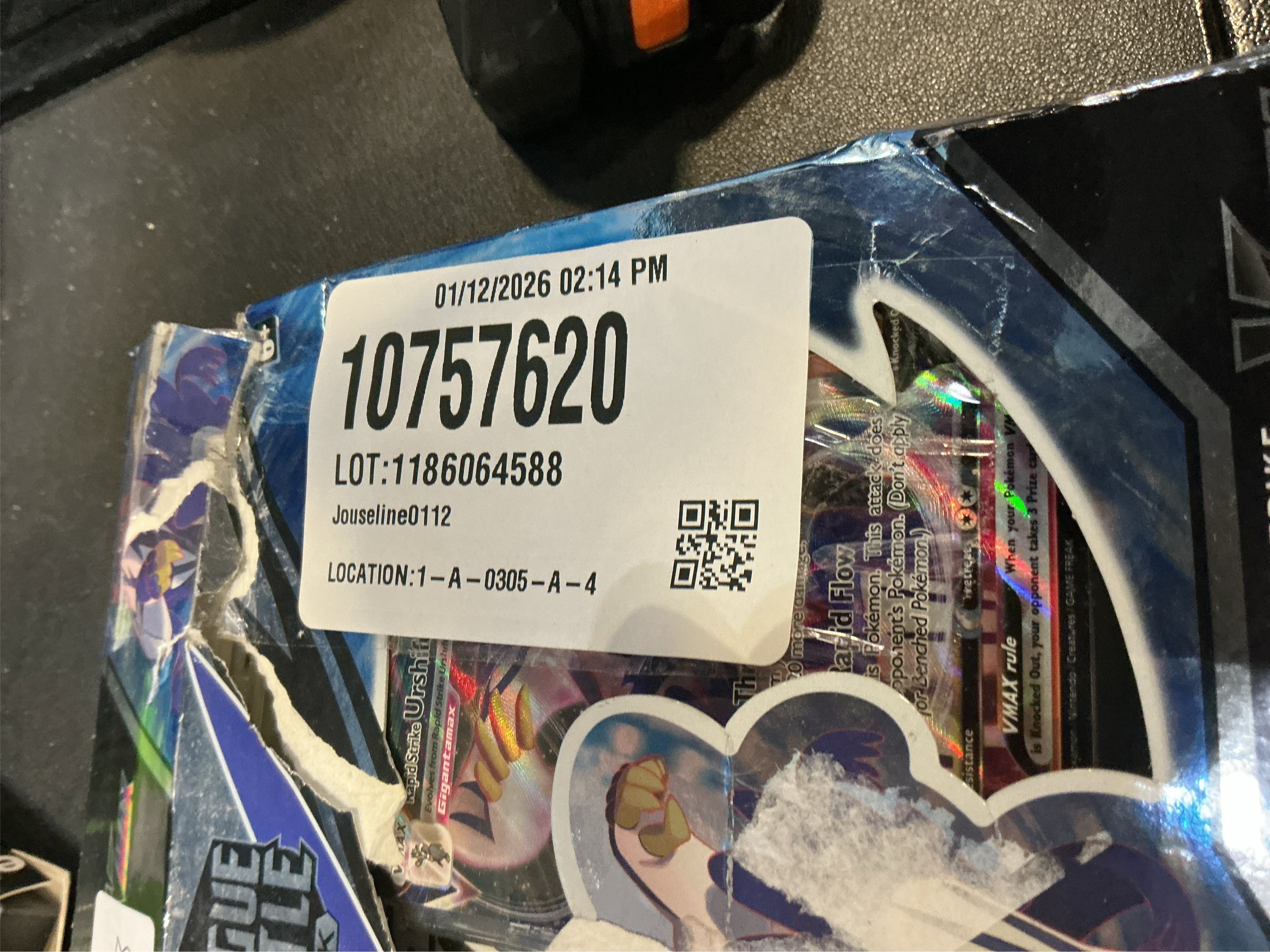 Pokemon TCG: Single Strike or Rapid Strike Urshifu VMAX League Battle Deck