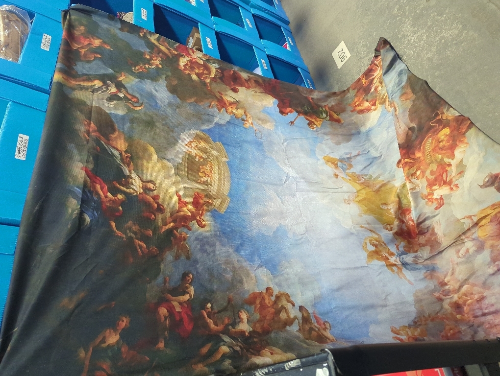 Sanzugh Retro Renaissance Tapestry, Vintage Greek Mythology Painting Art Ceiling Tapestries Wall Hanging for Bedroom College Dorm Living Room Office Decor 60X40, Unique Baroque Angel Poster Blanket