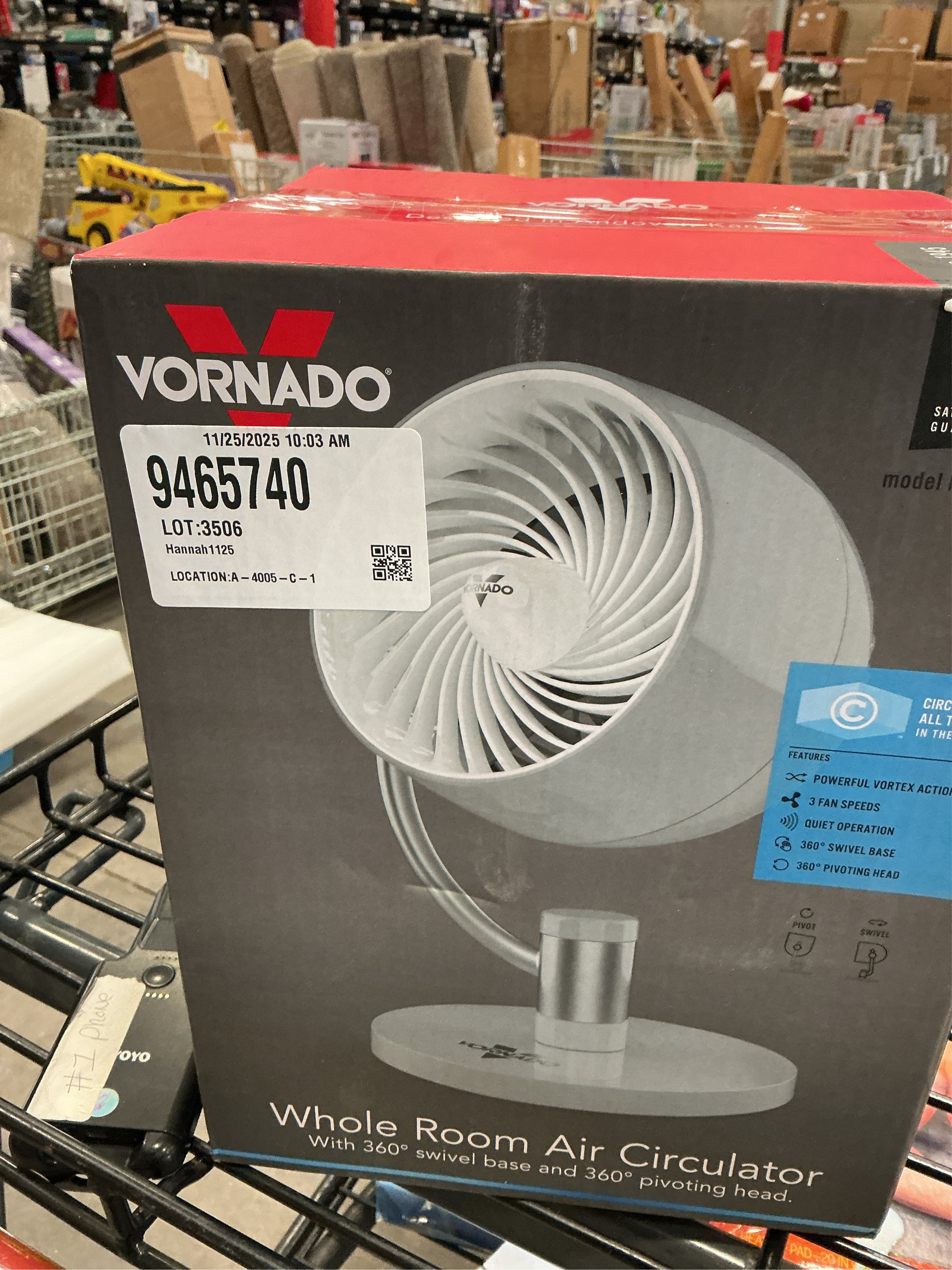 Vornado Pivot 3S Portable Fan