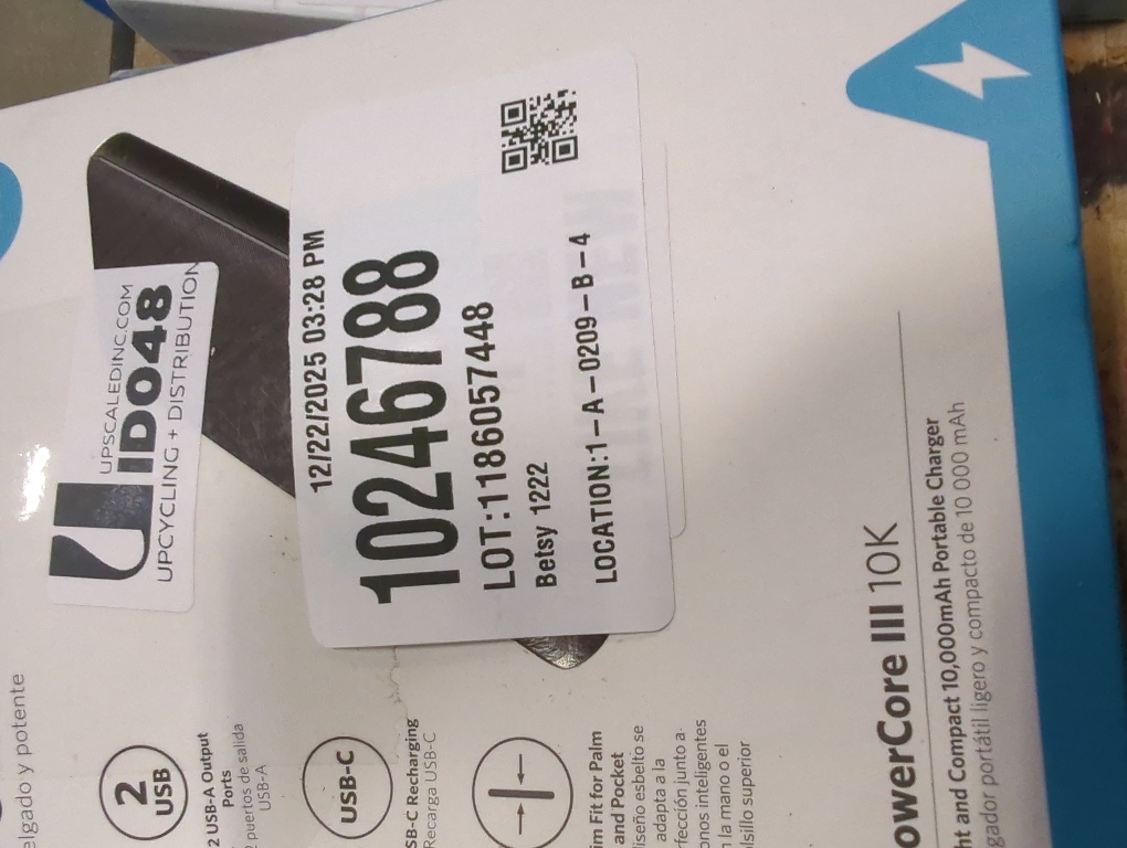 Anker - PowerCore III 10K MAh USB-C Portable Battery Charger - Black